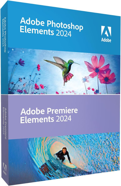 Adobe Photoshop & Premiere Elements 2024 | for Windows / Mac