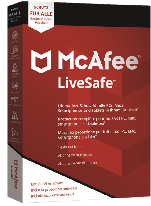 McAfee LiveSafe & VPN 2025