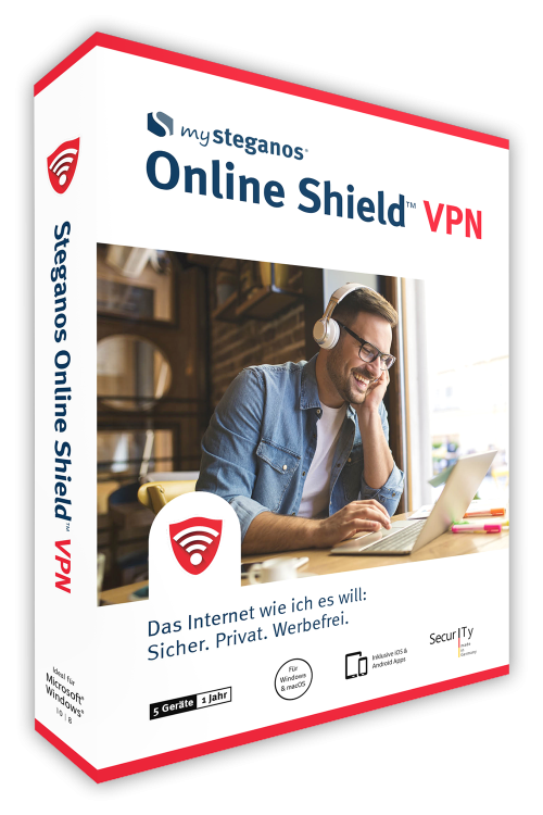 Steganos Online Shield VPN | 5 devices | WIN / MAC / ANDROID / IOS